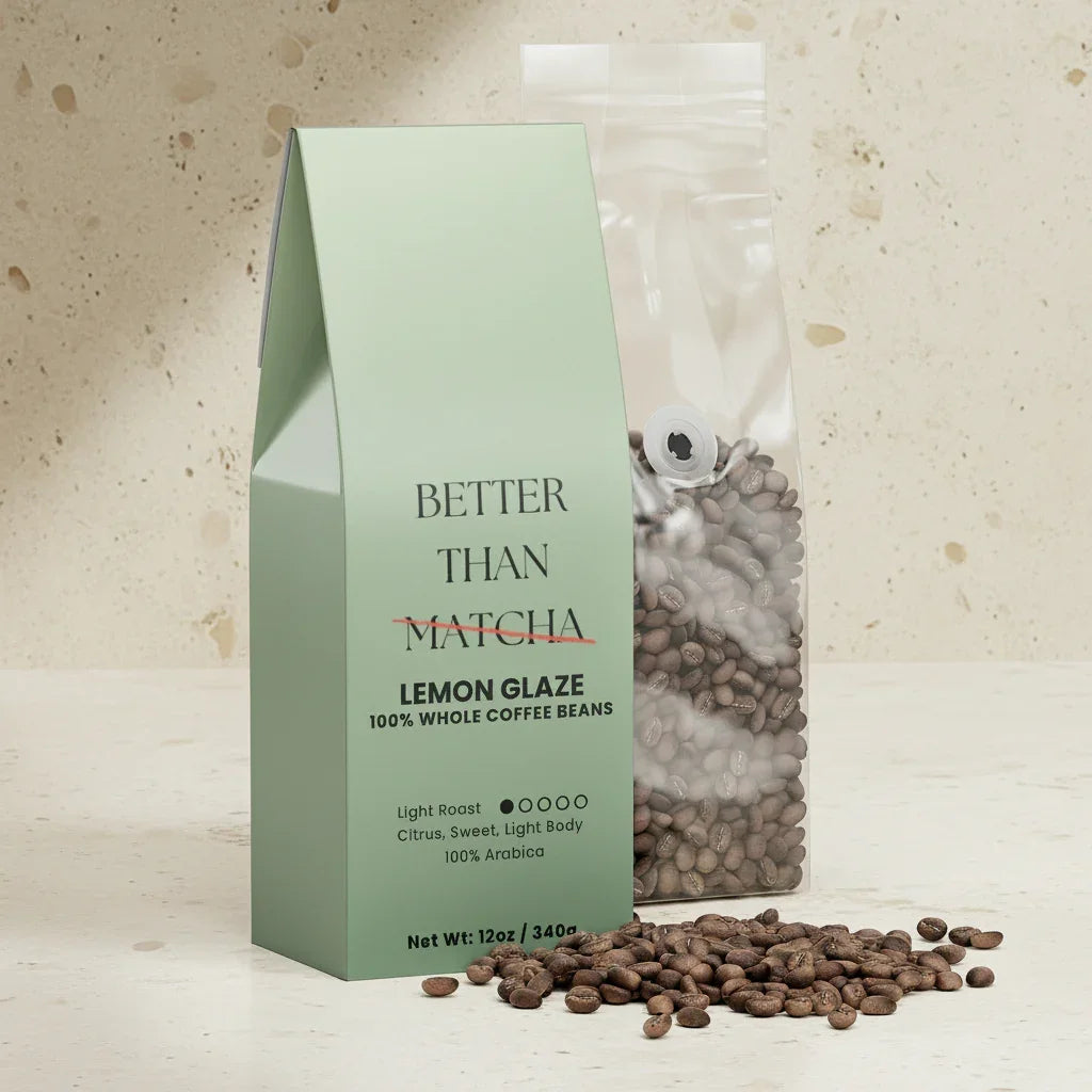 Lemon Glaze Not Matcha (Light Roast Coffee)