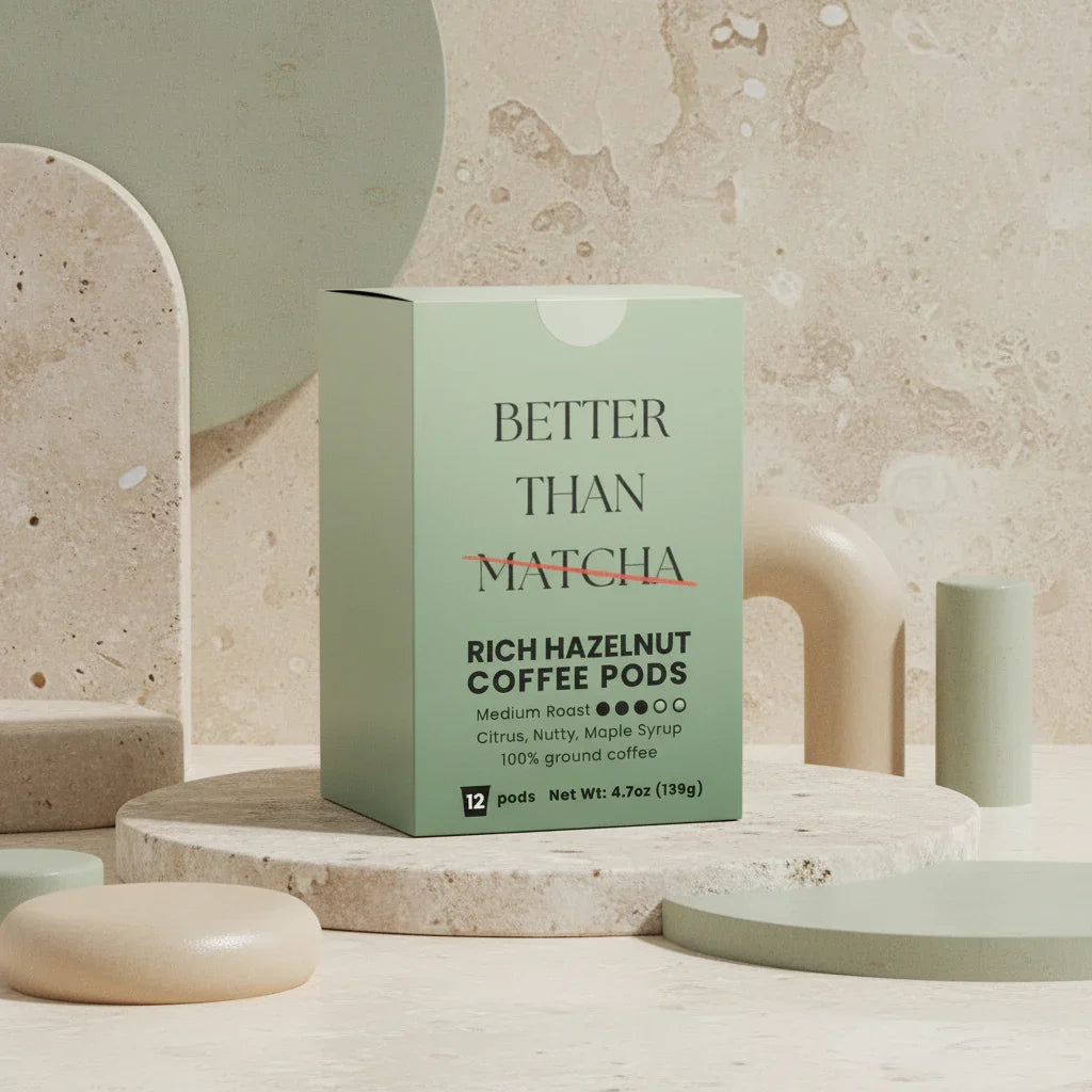 Rich Hazelnut Not Matcha Pods (Medium Roast Coffee)