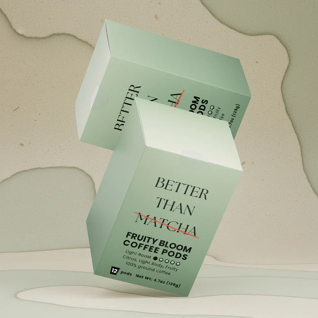 Fruity Bloom Not Matcha Pods (Light Roast Coffee)