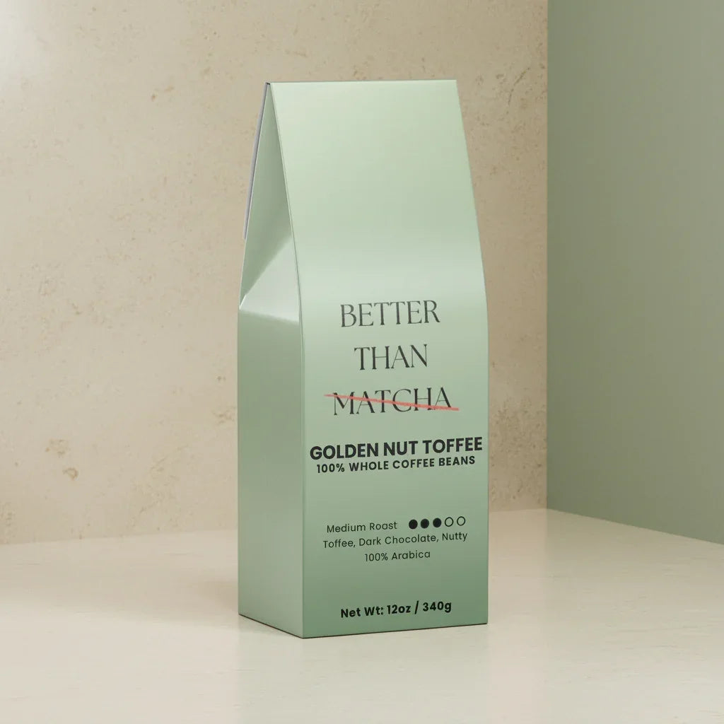 Golden Nut Toffee Not Matcha (Medium Roast Coffee)