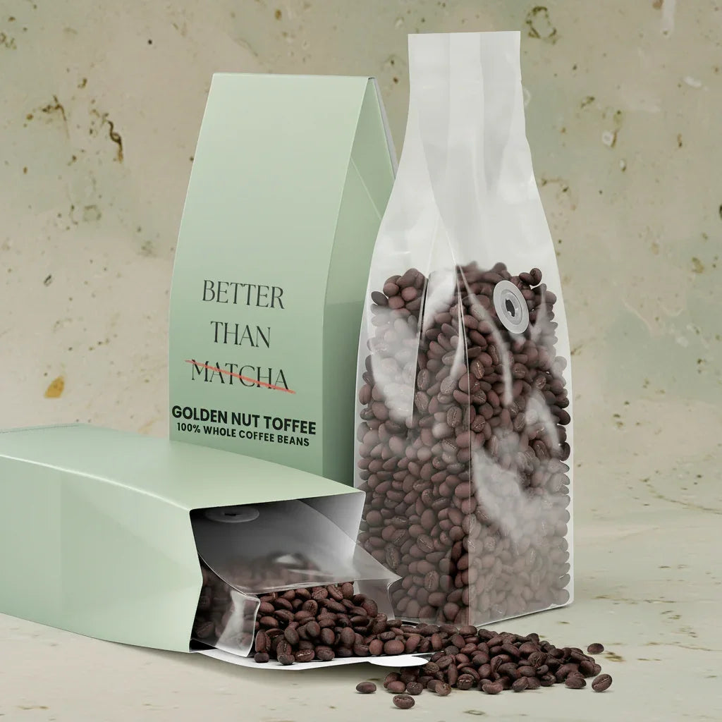 Golden Nut Toffee Not Matcha (Medium Roast Coffee)