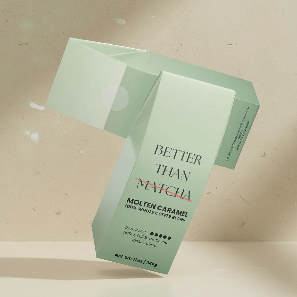 Molten Caramel Not Matcha (Dark Roast Coffee)