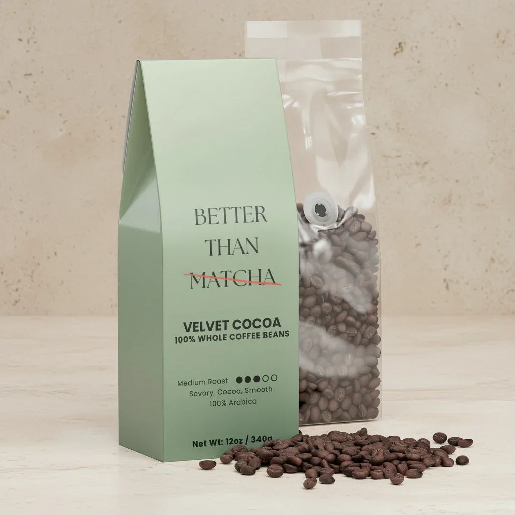 Velvet Cocoa Not Matcha (Medium Roast Coffee)