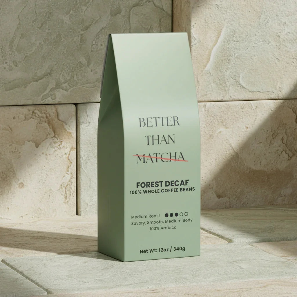 Forest Decaf Not Matcha (Medium Roast coffee)